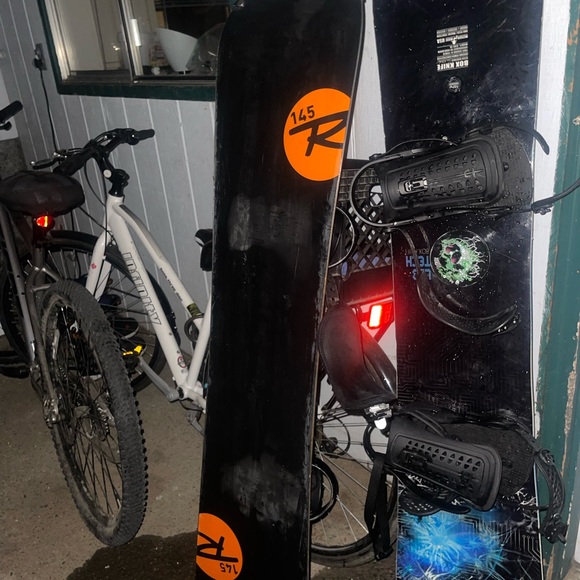 Rossignol EXP Snowboard - 145 with Orange and Brown Design - Picture 2 of 4